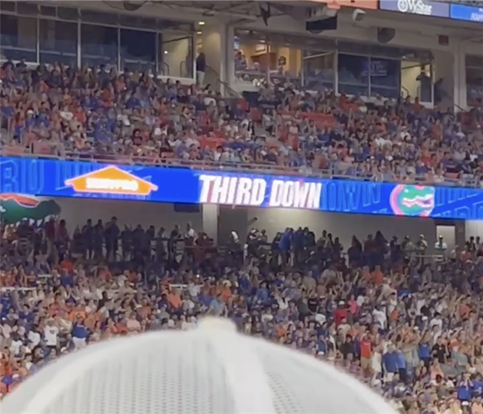 SERVPRO as the official 3rd down partner of the Florida Gators.